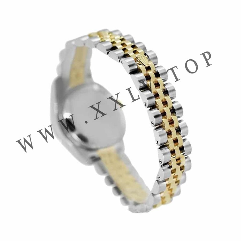 rolex datejust 179173 yellow gold & diamond silver dial