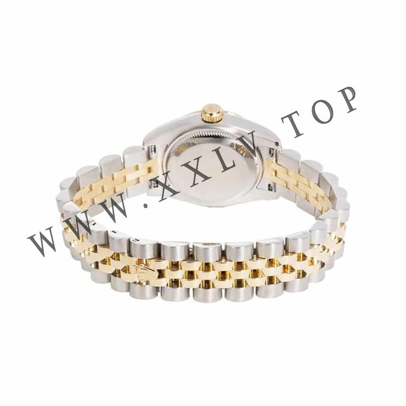 rolex datejust 179173 yellow gold & diamond silver dial