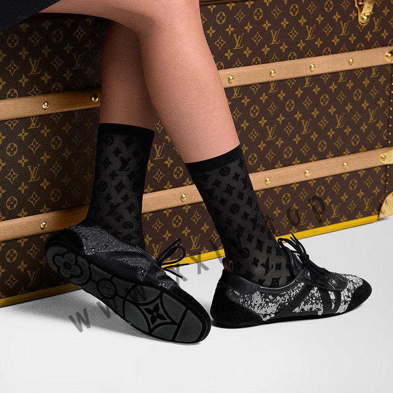 louis vuitton lv sneakerina atp00cgtnz pm1 cropped worn view