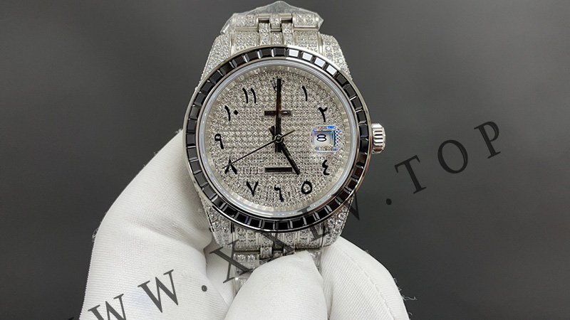 rolex journal 41mm calibre 3255 over 2000 diamonds