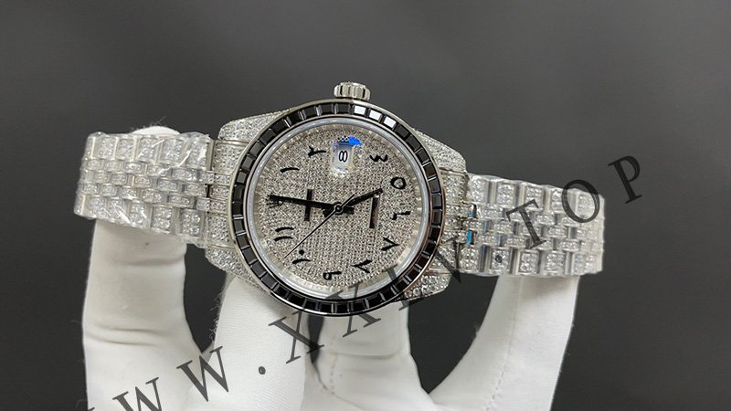 rolex journal 41mm calibre 3255 over 2000 diamonds