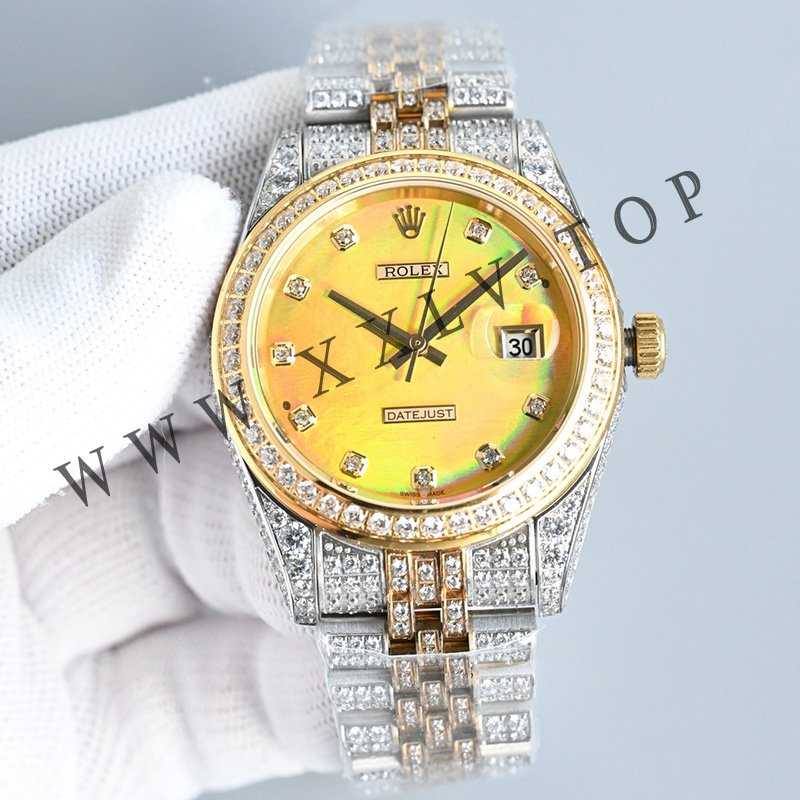 rolex journal 41mm calibre 3255 over 2000 diamonds