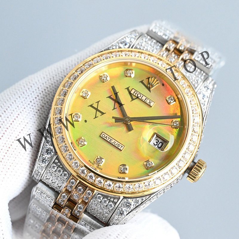 rolex journal 41mm calibre 3255 over 2000 diamonds
