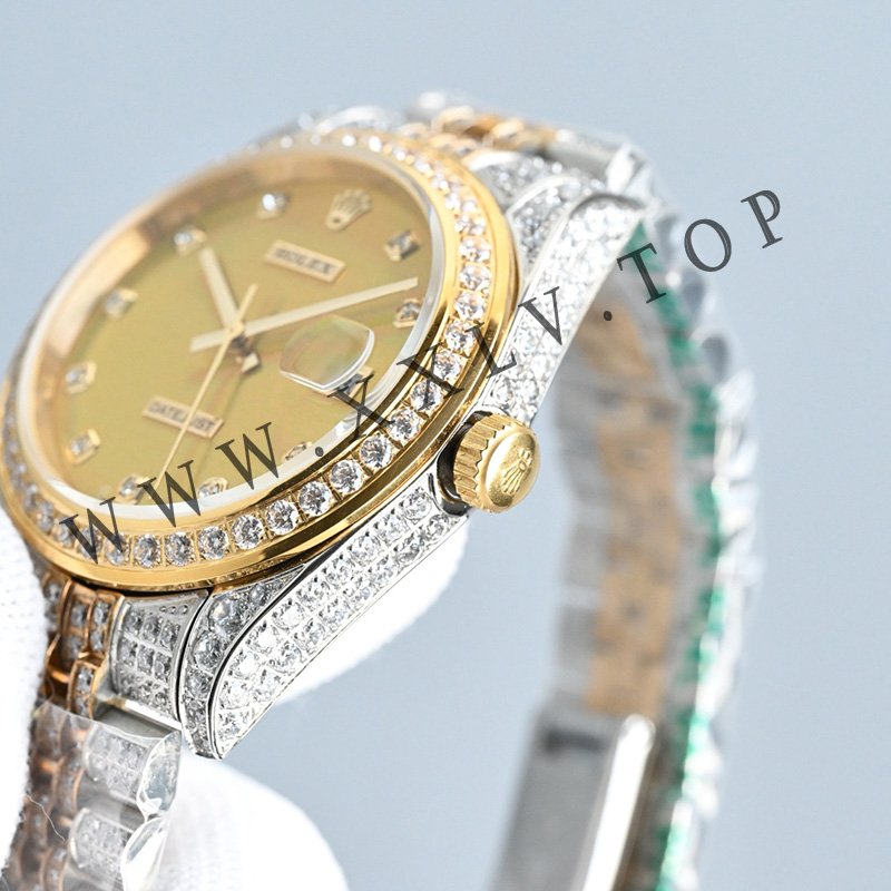 rolex journal 41mm calibre 3255 over 2000 diamonds