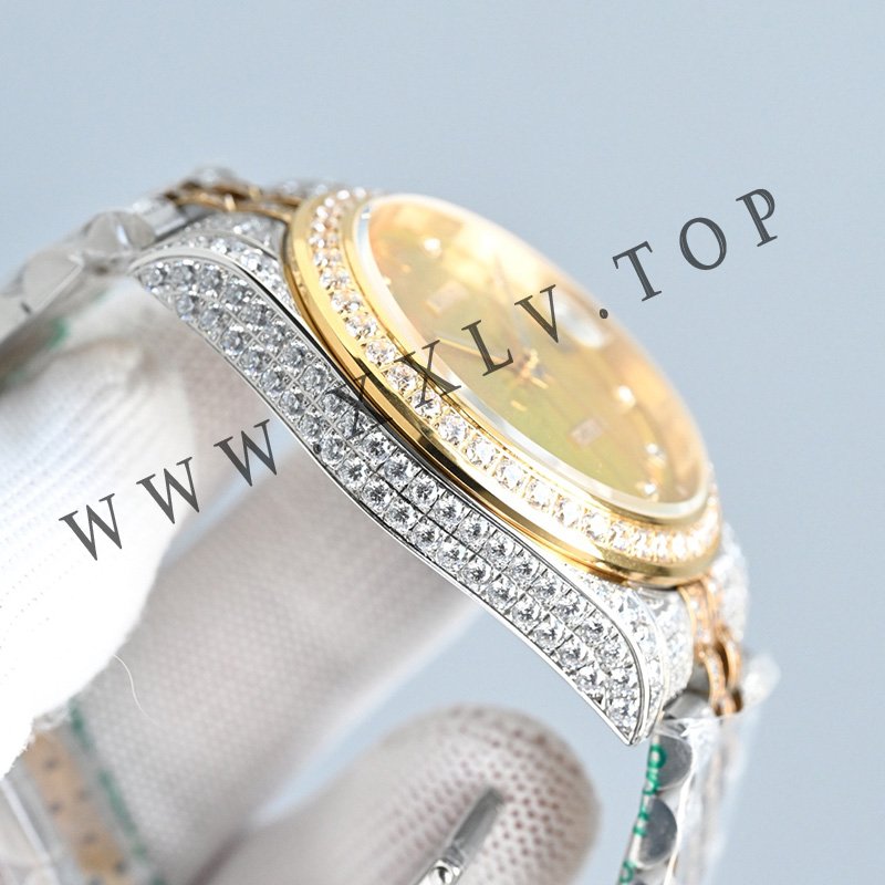 rolex journal 41mm calibre 3255 over 2000 diamonds