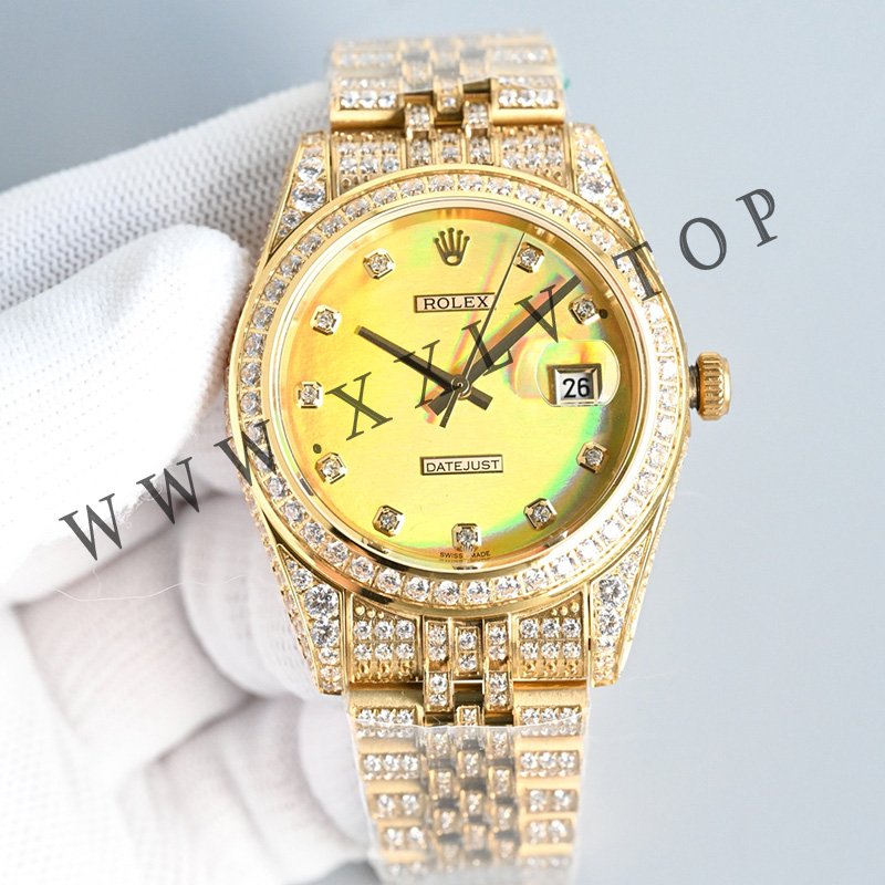 rolex journal 41mm calibre 3255 over 2000 diamonds