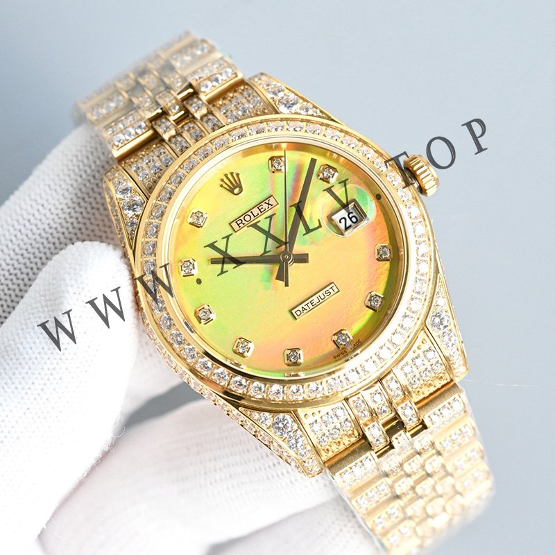 rolex journal 41mm calibre 3255 over 2000 diamonds