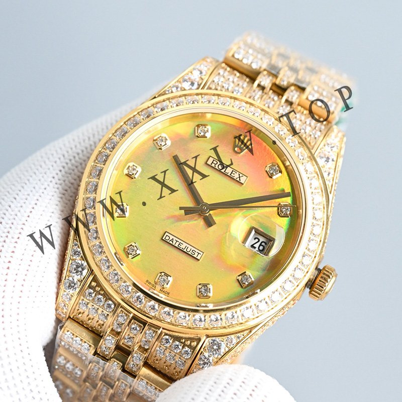 rolex journal 41mm calibre 3255 over 2000 diamonds