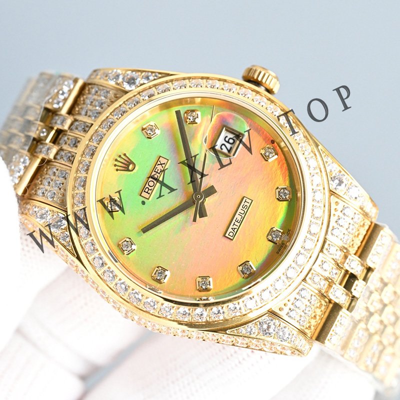 rolex journal 41mm calibre 3255 over 2000 diamonds