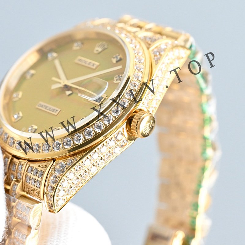 rolex journal 41mm calibre 3255 over 2000 diamonds