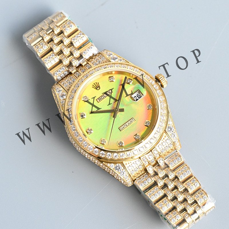 rolex journal 41mm calibre 3255 over 2000 diamonds