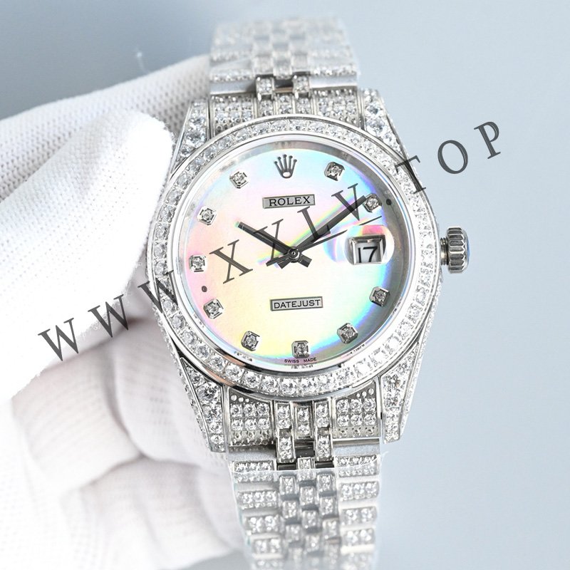 rolex journal 41mm calibre 3255 over 2000 diamonds