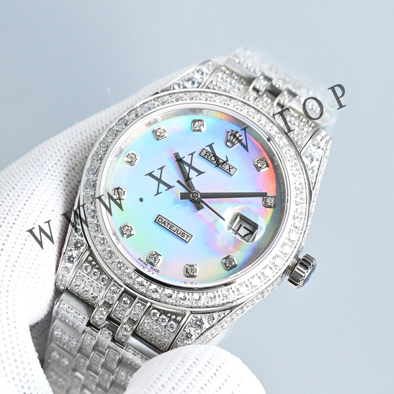 rolex journal 41mm calibre 3255 over 2000 diamonds