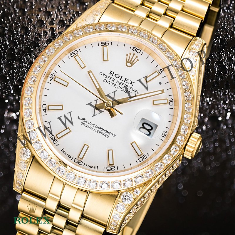 rolex journal 41mm calibre 3255 over 800 diamonds