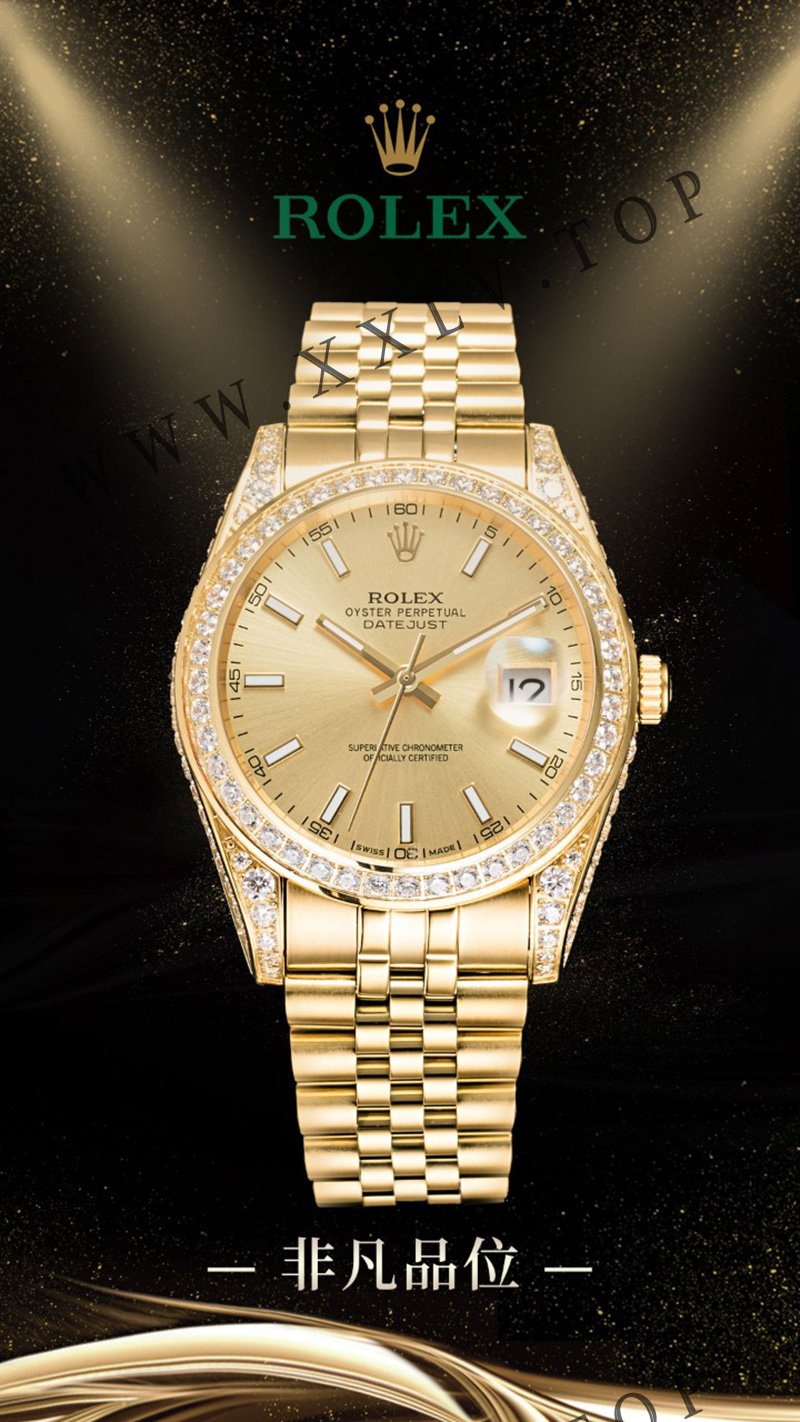 rolex journal 41mm calibre 3255 over 800 diamonds