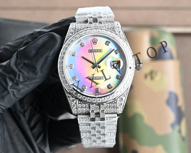 rolex journal 41mm calibre 3255 over 2000 diamonds