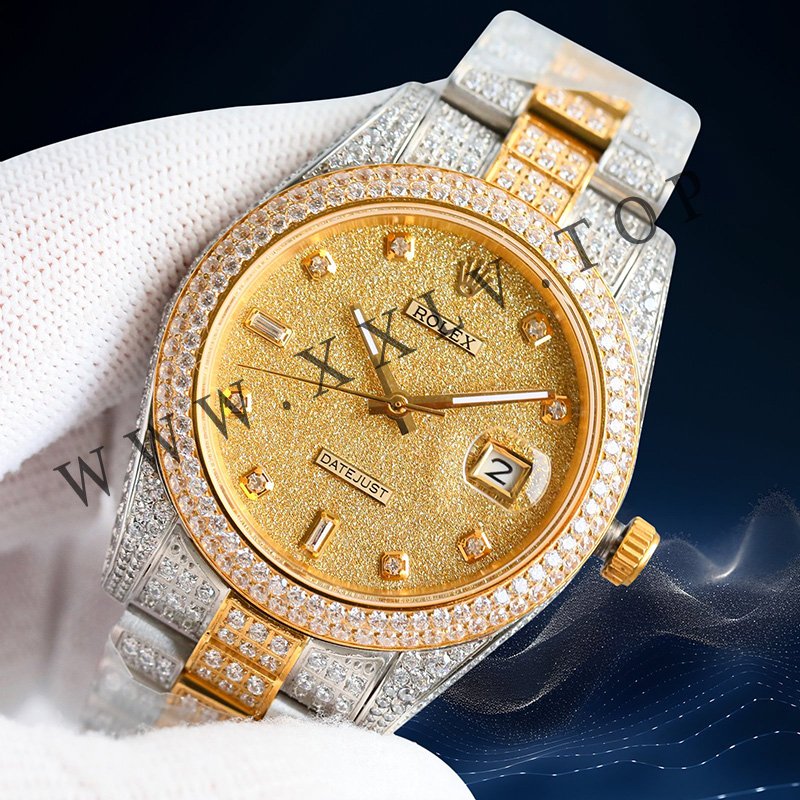 rolex journal 41mm calibre 3255 over 2000 diamonds