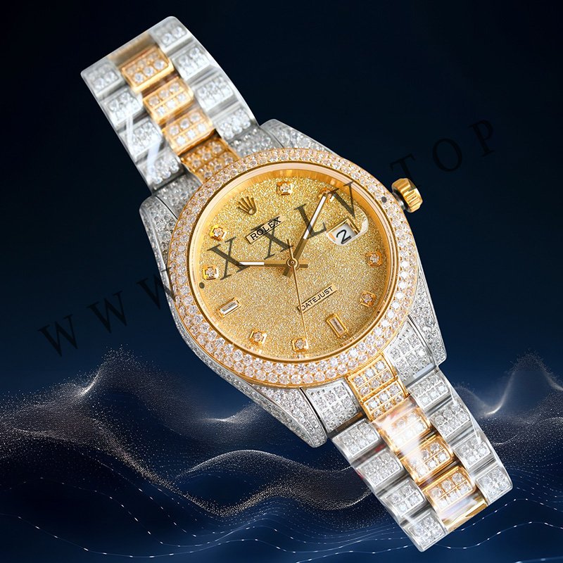 rolex journal 41mm calibre 3255 over 2000 diamonds