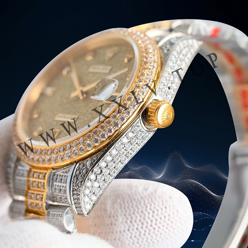 rolex journal 41mm calibre 3255 over 2000 diamonds