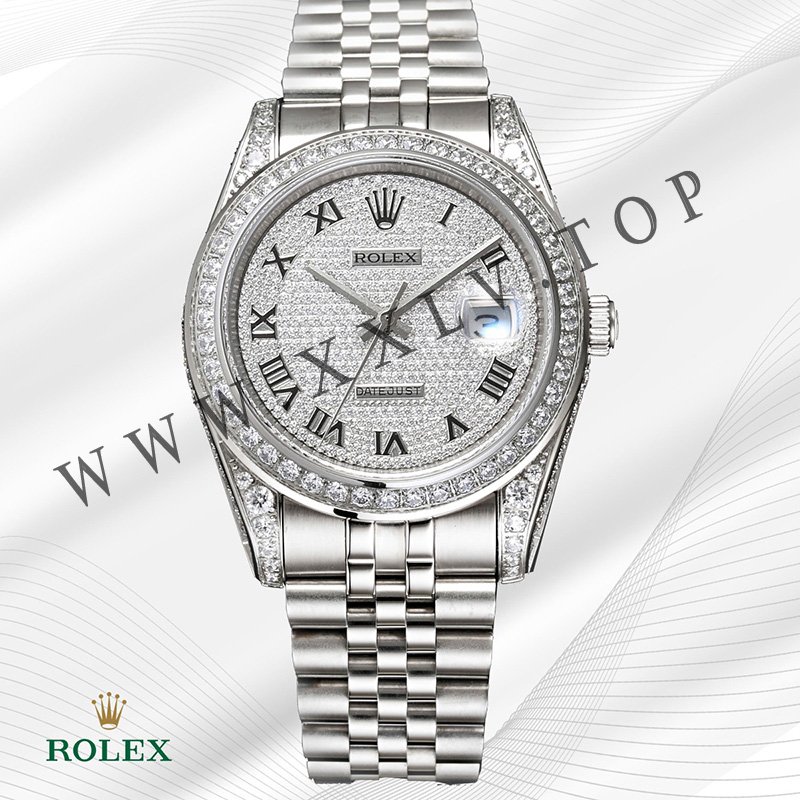 rolex journal 41mm calibre 3255 over 2000 diamonds