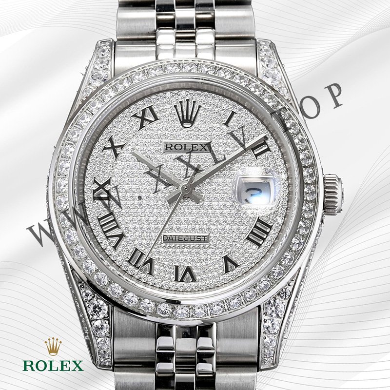 rolex journal 41mm calibre 3255 over 2000 diamonds