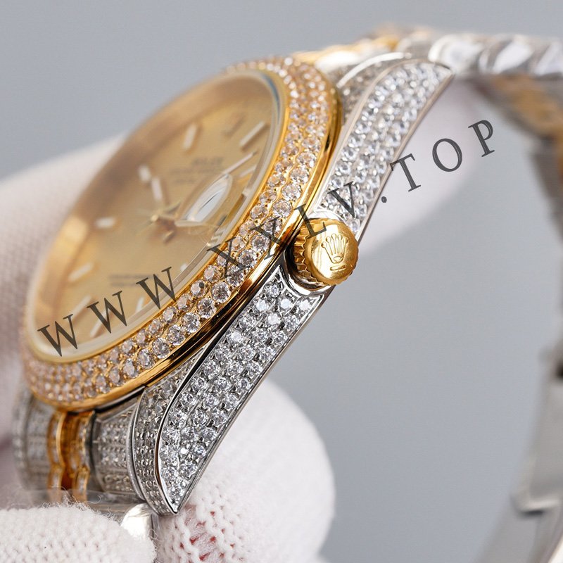 rolex journal 41mm calibre 3255 over 2000 diamonds