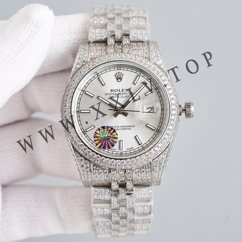 rolex journal 41mm calibre 3255 over 2000 diamonds