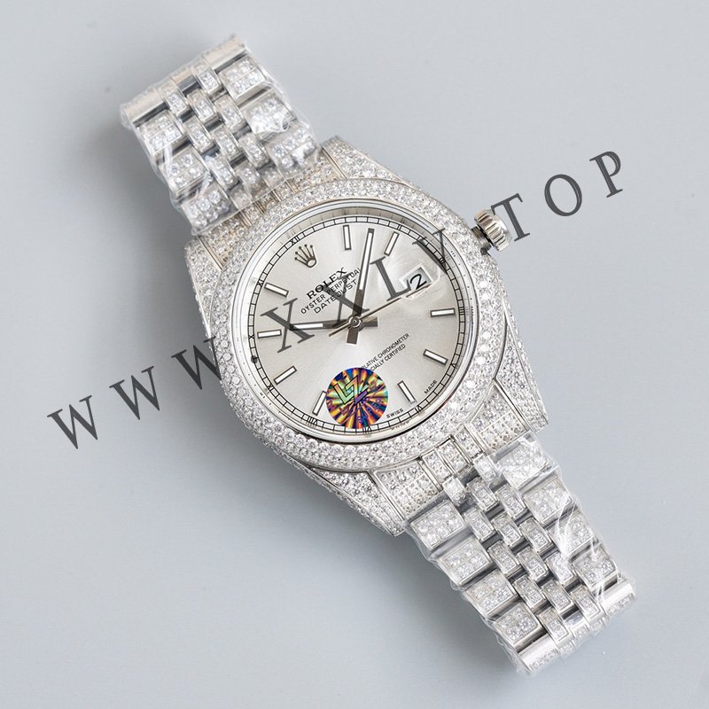 rolex journal 41mm calibre 3255 over 2000 diamonds