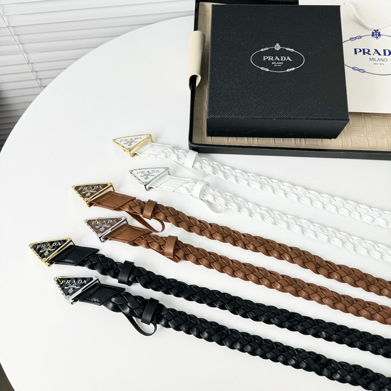 prada woman belt not for sale exclusive gift: free wallet with purchase of any 2 items.
